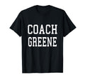 Coach Greene Custom Football Soccer T-Shirt - Custom Art Print for Adults - T-Shirt, Sweatshirt, Hoodie