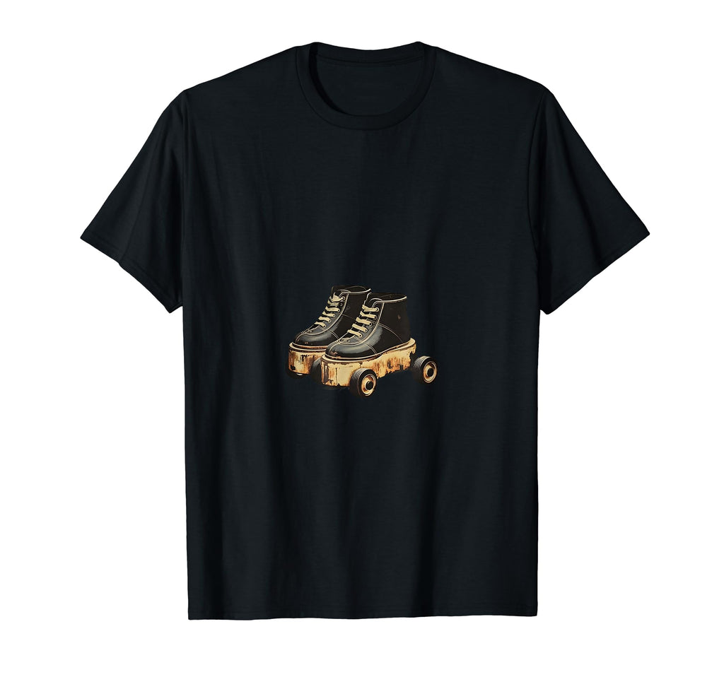 Gift Collection Roller Skates Old 80S T-Shirt - Minimalist Print for Adults - T-Shirt, Sweatshirt, Hoodie