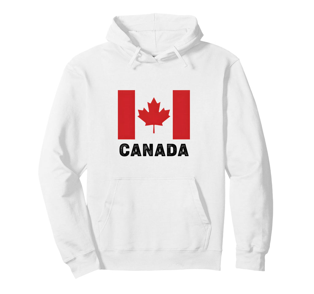 Retro10 Canada Soccer Football Flag Fans Hoodie - Novelty Apparel Unisex - T-Shirt, Sweatshirt, Hoodie