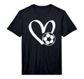 Soccer Ball Heart Performance T-Shirt - Unique Graphic Men Women - T-Shirt, Sweatshirt, Hoodie