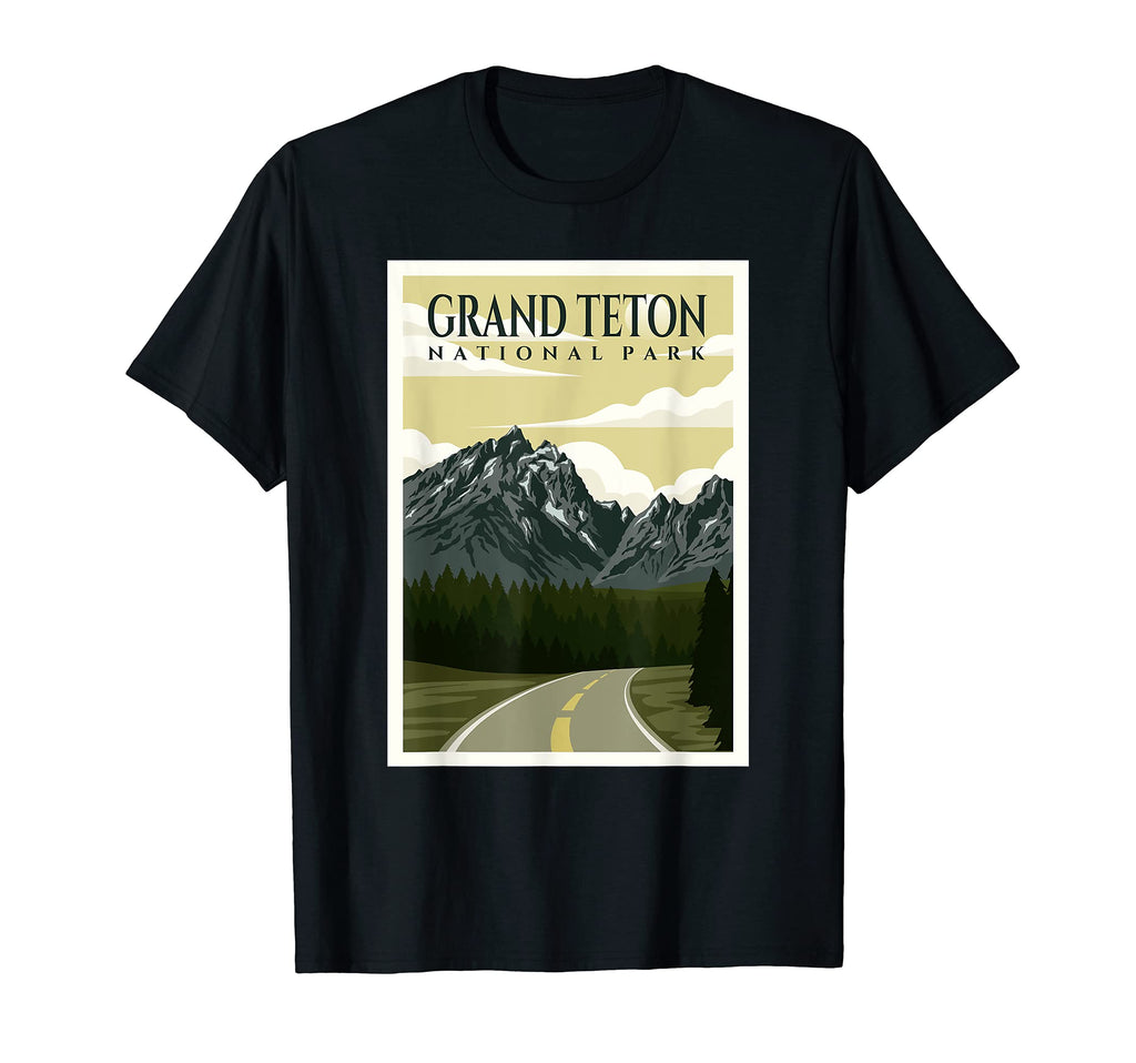 Grand Teton National Park Wyoming T-Shirt - Graphic Print Men Women - T-Shirt, Sweatshirt, Hoodie