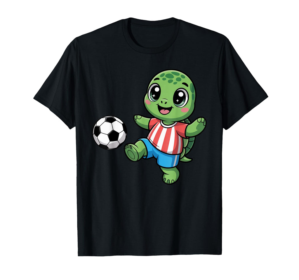 Turtle Playing Soccer Turtle Soccer T-Shirt - Trendy Graphic Unisex - T-Shirt, Sweatshirt, Hoodie