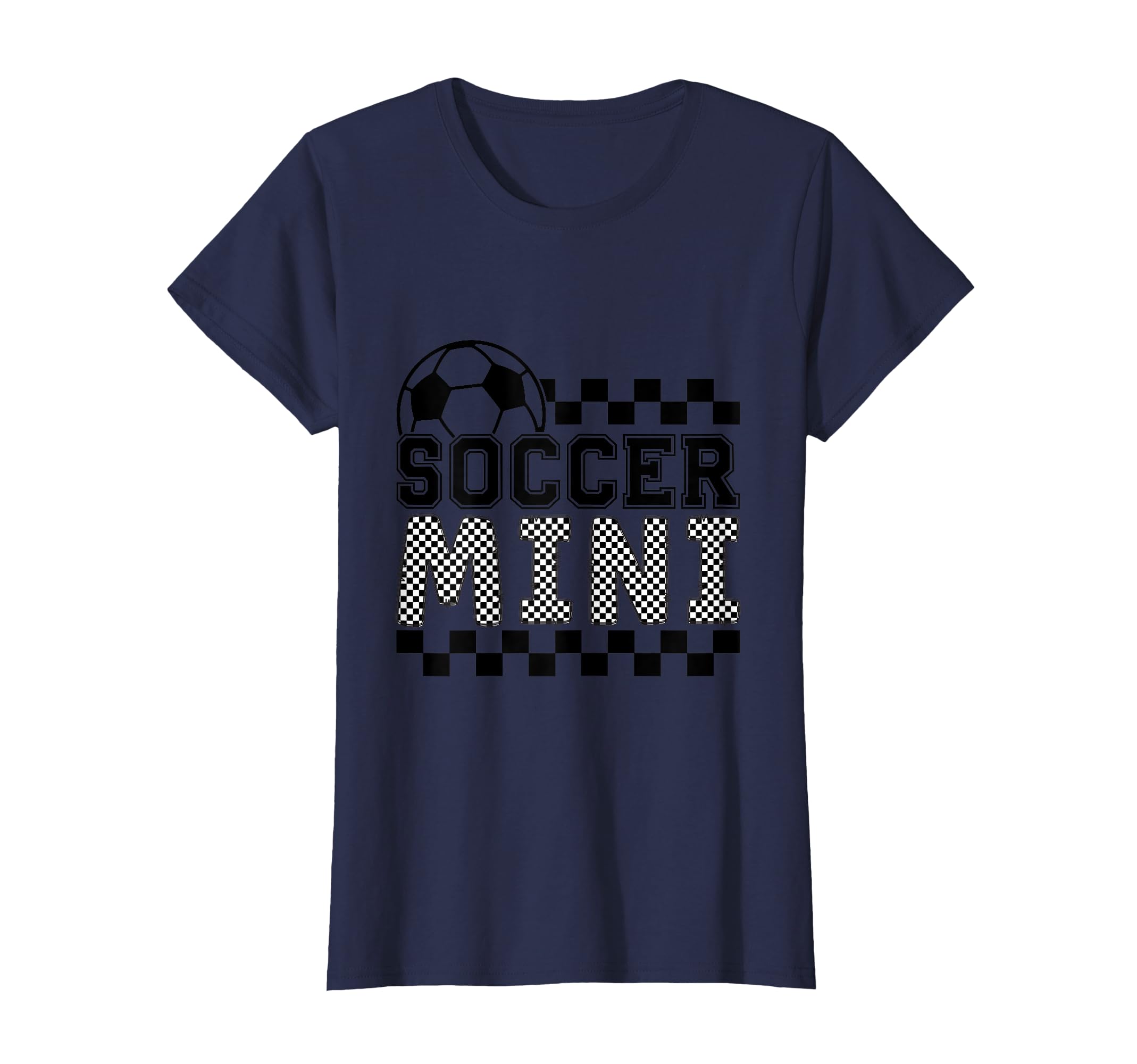 Soccer Mini Checker Checkered T-Shirt - Minimalist Print Unisex - T-Shirt, Sweatshirt, Hoodie