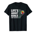 Lifes About Goals And Assists Funny T-Shirt - Aesthetic Graphic Unisex - T-Shirt, Sweatshirt, Hoodie