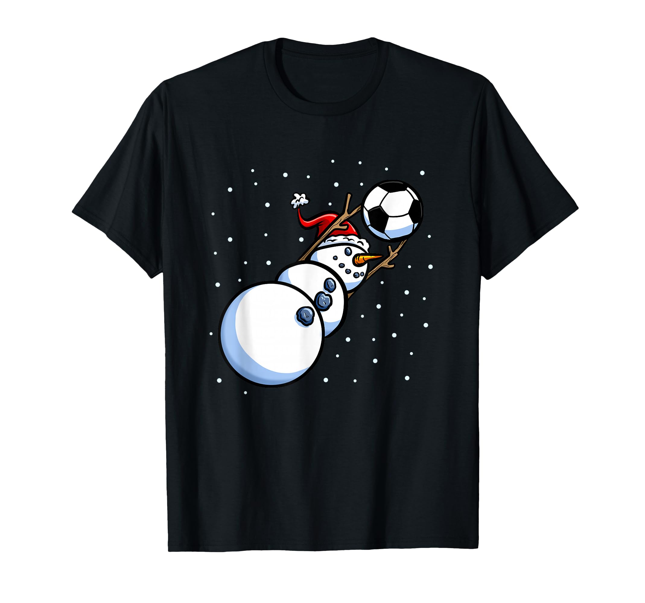 Goalkeeper Soccer Snowman T-Shirt - Novelty Apparel for Adults - T-Shirt, Sweatshirt, Hoodie