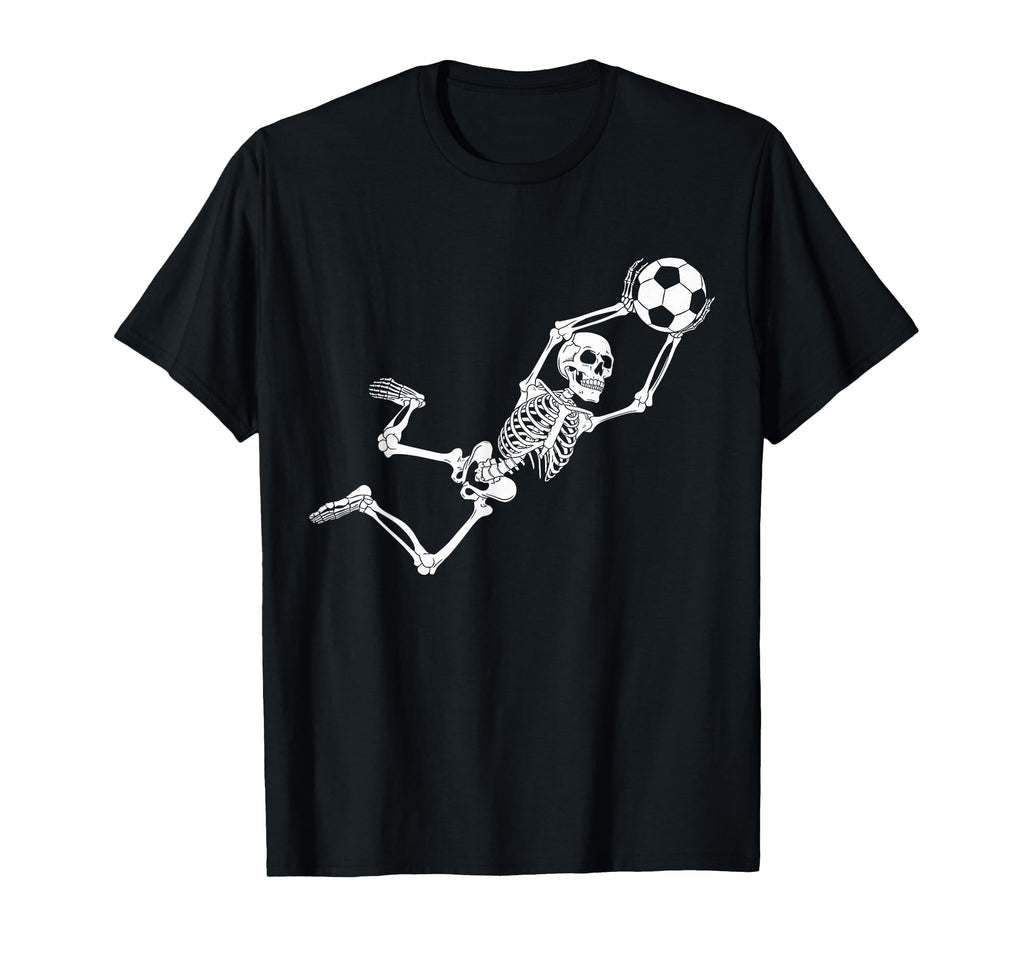 Funny Skeleton Soccer Lovers Spooky T-Shirt - Unique Graphic Unisex - T-Shirt, Sweatshirt, Hoodie