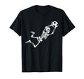 Funny Skeleton Soccer Lovers Spooky T-Shirt - Unique Graphic Unisex - T-Shirt, Sweatshirt, Hoodie