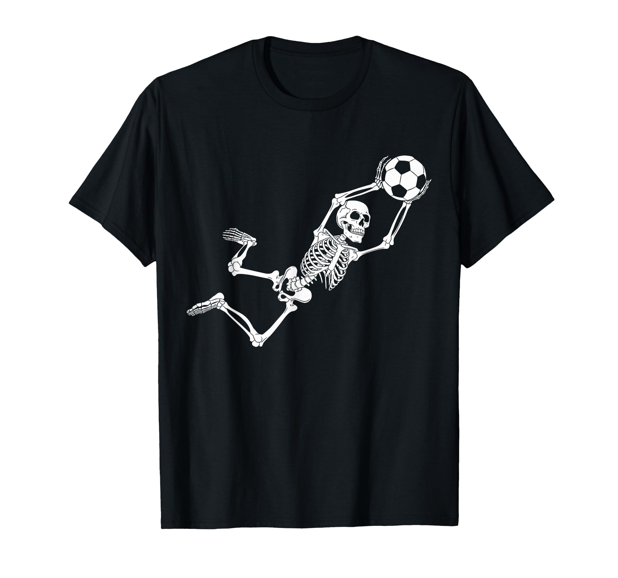 Funny Skeleton Soccer Lovers Spooky T-Shirt - Unique Graphic Unisex - T-Shirt, Sweatshirt, Hoodie