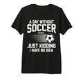 Funny Soccer Sport Player Soccer Tri Blend T-Shirt - Novelty Apparel Unisex - T-Shirt, Sweatshirt, Hoodie