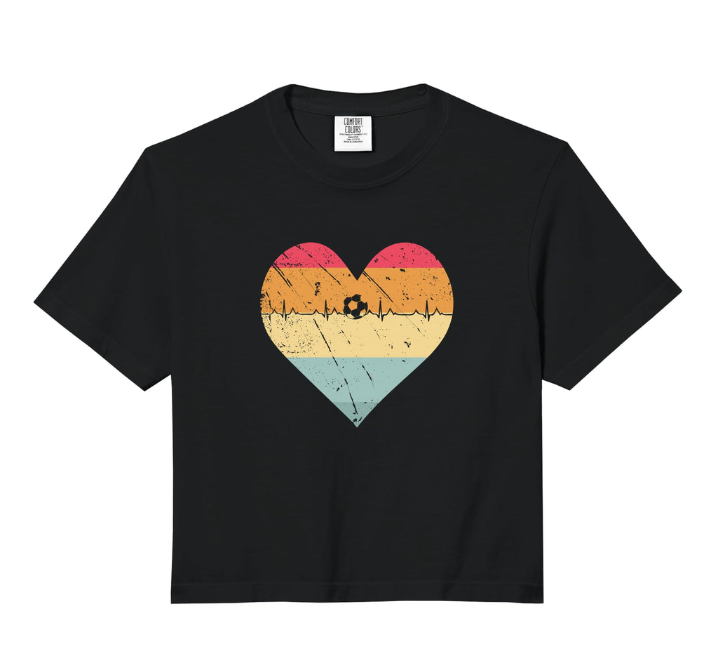Soccer Heartbeat Soccer Ball Heartbeat Hoodie - Trendy Graphic Unisex - T-Shirt, Sweatshirt, Hoodie
