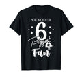 Number 6 Biggest Fan Soccer Player T-Shirt - Trendy Graphic for Adults - T-Shirt, Sweatshirt, Hoodie