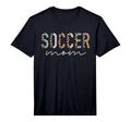 Mens Soccer Mom Gifts Leopard Soccer T-Shirt - Minimalist Print for Adults - T-Shirt, Sweatshirt, Hoodie