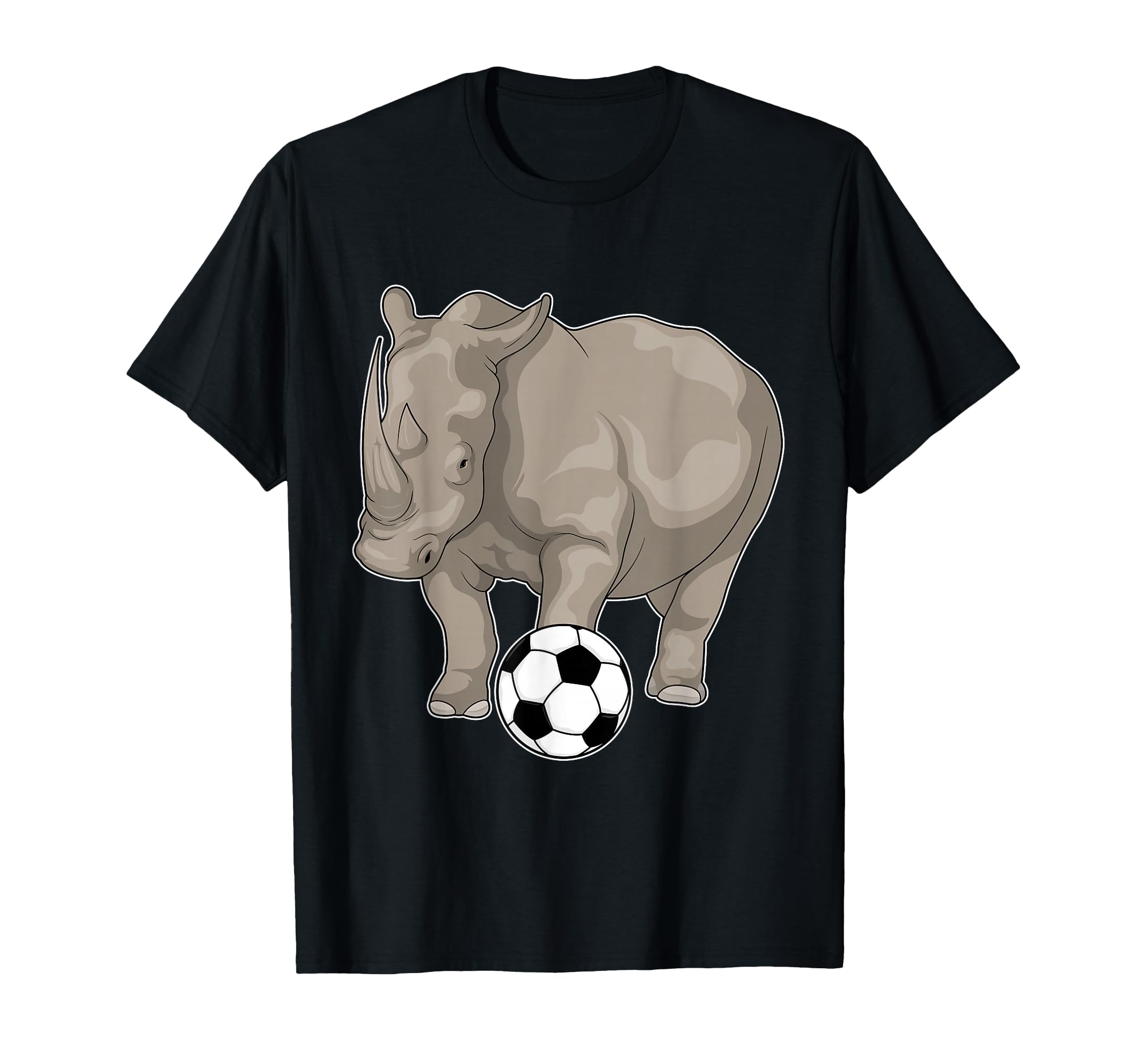Rhino Soccer Player Soccer Sports T-Shirt - Streetwear Style for Adults - T-Shirt, Sweatshirt, Hoodie