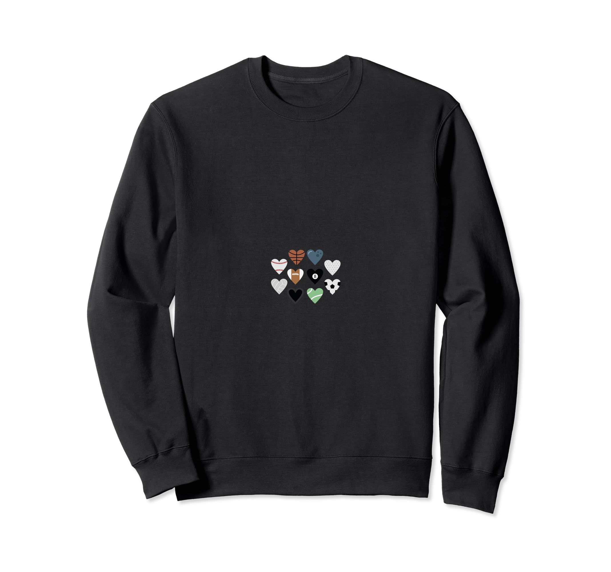 Love Sports Basketball Baseball Soccer T-Shirt - Trendy Graphic for Adults - T-Shirt, Sweatshirt, Hoodie
