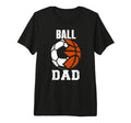 Mens Ball Dad Funny Soccer T-Shirt - Fun Novelty Design for Adults - T-Shirt, Sweatshirt, Hoodie