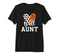 Ball Aunt Heart Soccer Basketball Aunt T-Shirt - Streetwear Style Unisex - T-Shirt, Sweatshirt, Hoodie