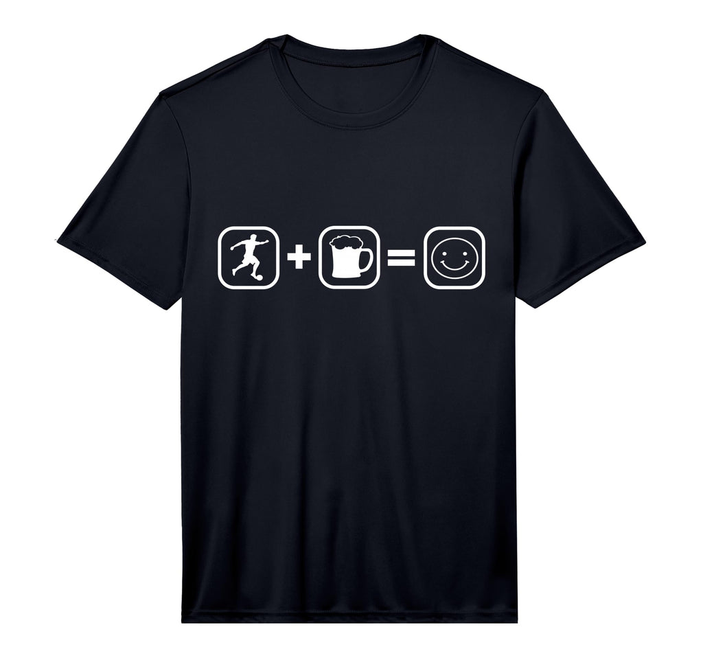 Mens Soccer And Beer Soccer Lover T-Shirt - Aesthetic Graphic for Adults - T-Shirt, Sweatshirt, Hoodie