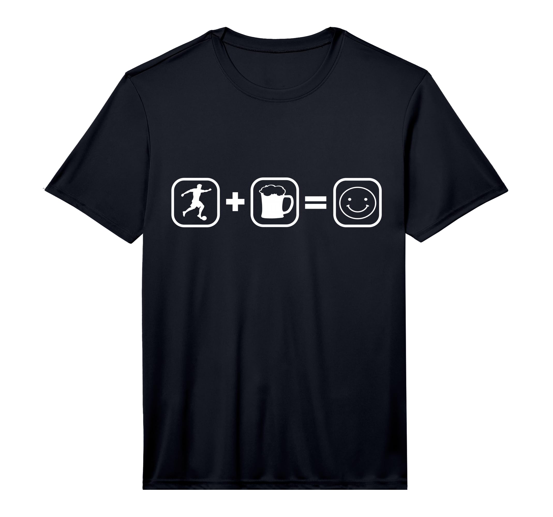 Mens Soccer And Beer Soccer Lover T-Shirt - Aesthetic Graphic for Adults - T-Shirt, Sweatshirt, Hoodie