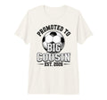 Promoted To Big Cousin Est 2026 Soccer T-Shirt - Streetwear Style Unisex - T-Shirt, Sweatshirt, Hoodie