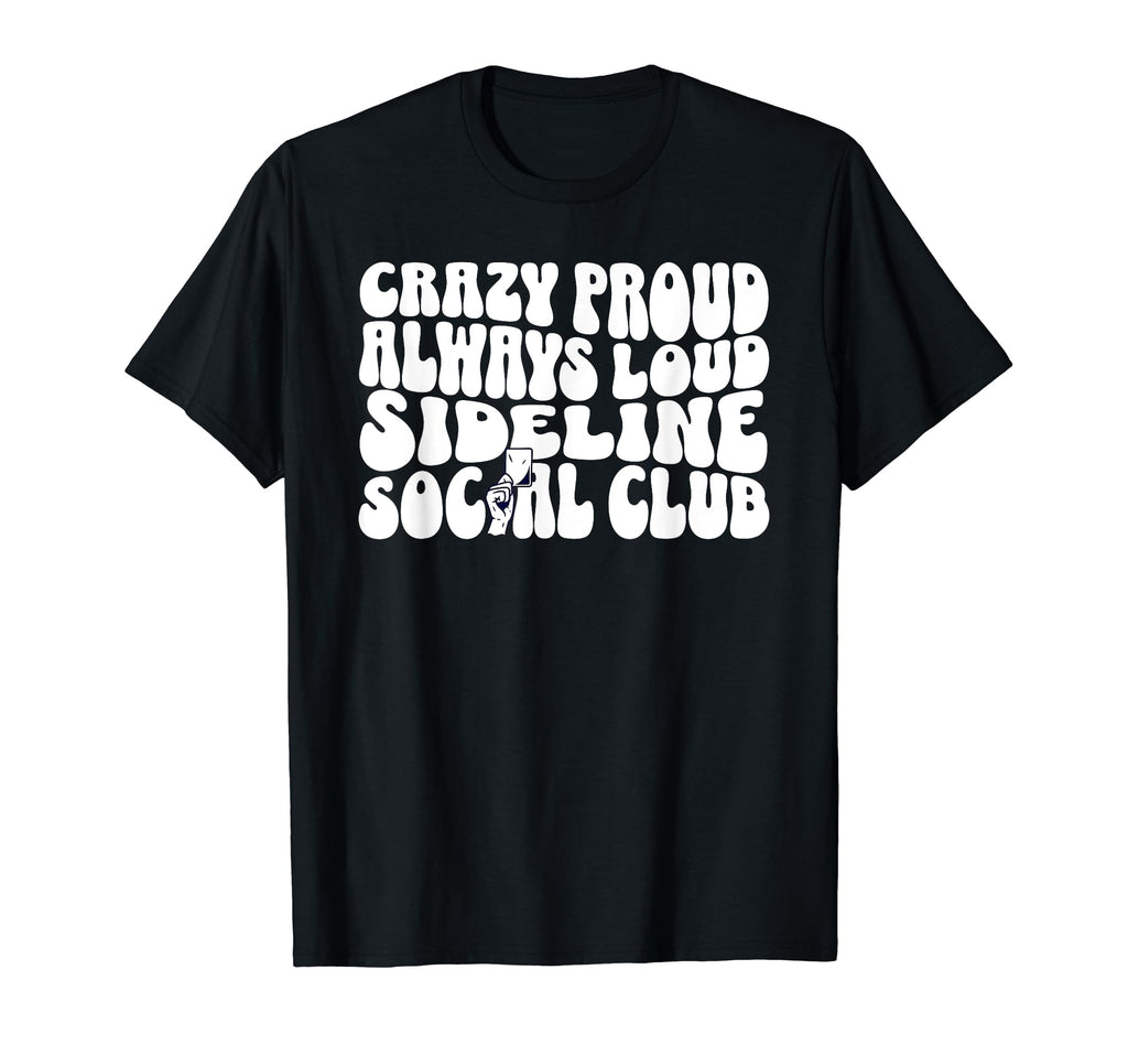 Soccer Mom Sideline Social Club T-Shirt - Trendy Graphic Unisex - T-Shirt, Sweatshirt, Hoodie
