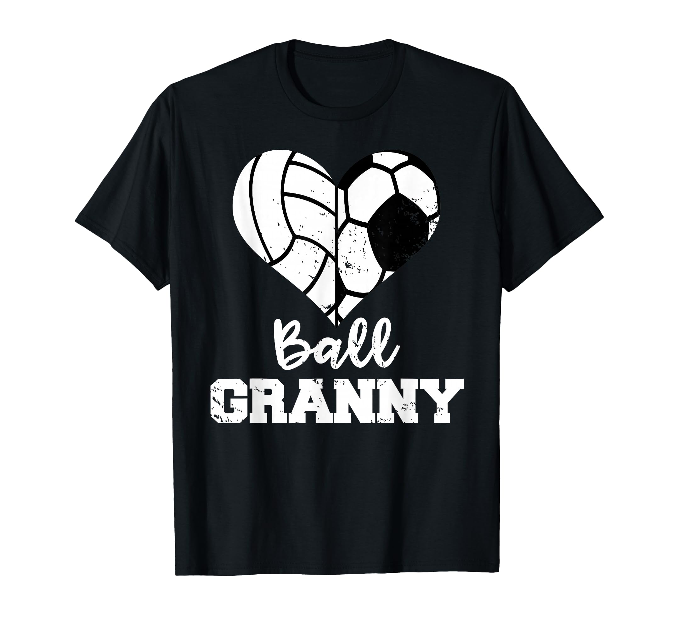 Ball Granny Heart Funny Soccer T-Shirt - Trendy Graphic Men Women - T-Shirt, Sweatshirt, Hoodie