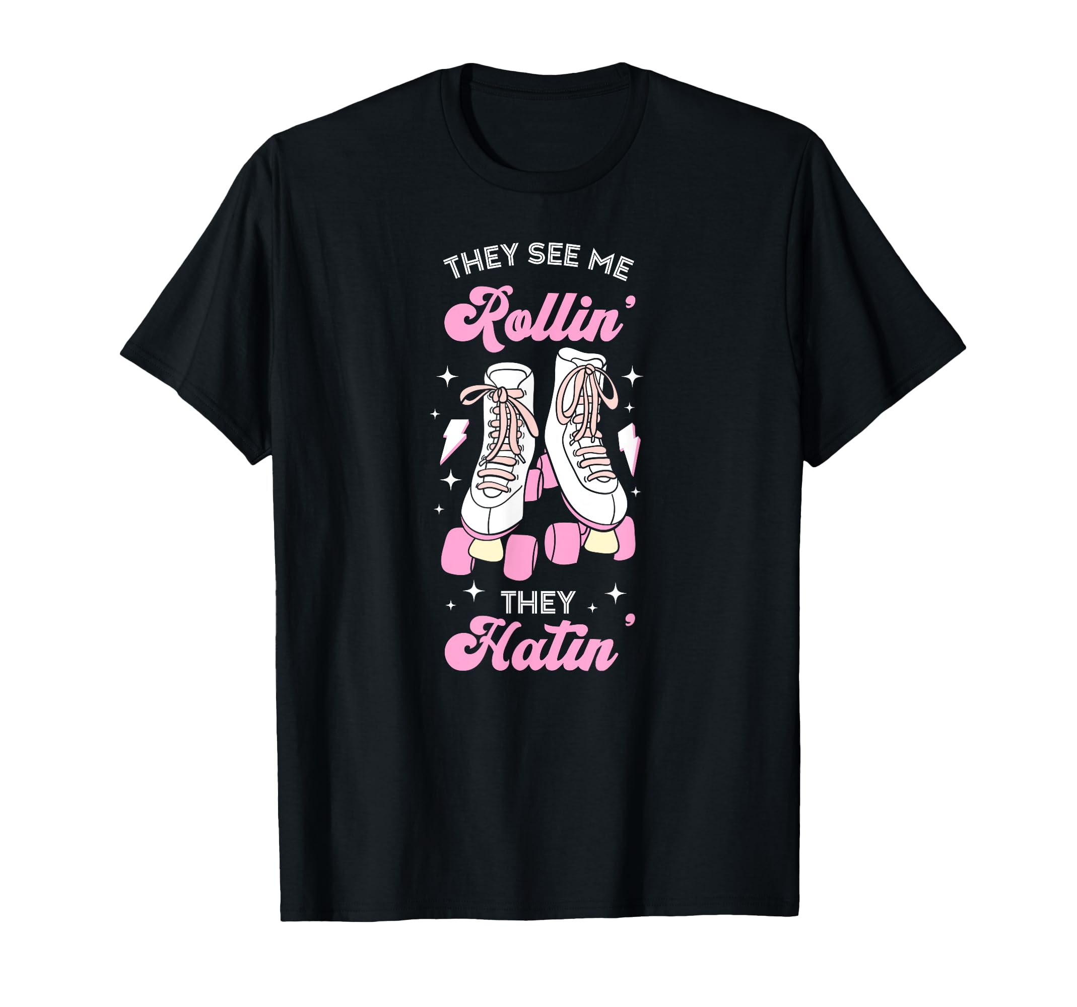 Roller Skating Skate 1970S T-Shirt - Fun Novelty Design Men Women - T-Shirt, Sweatshirt, Hoodie