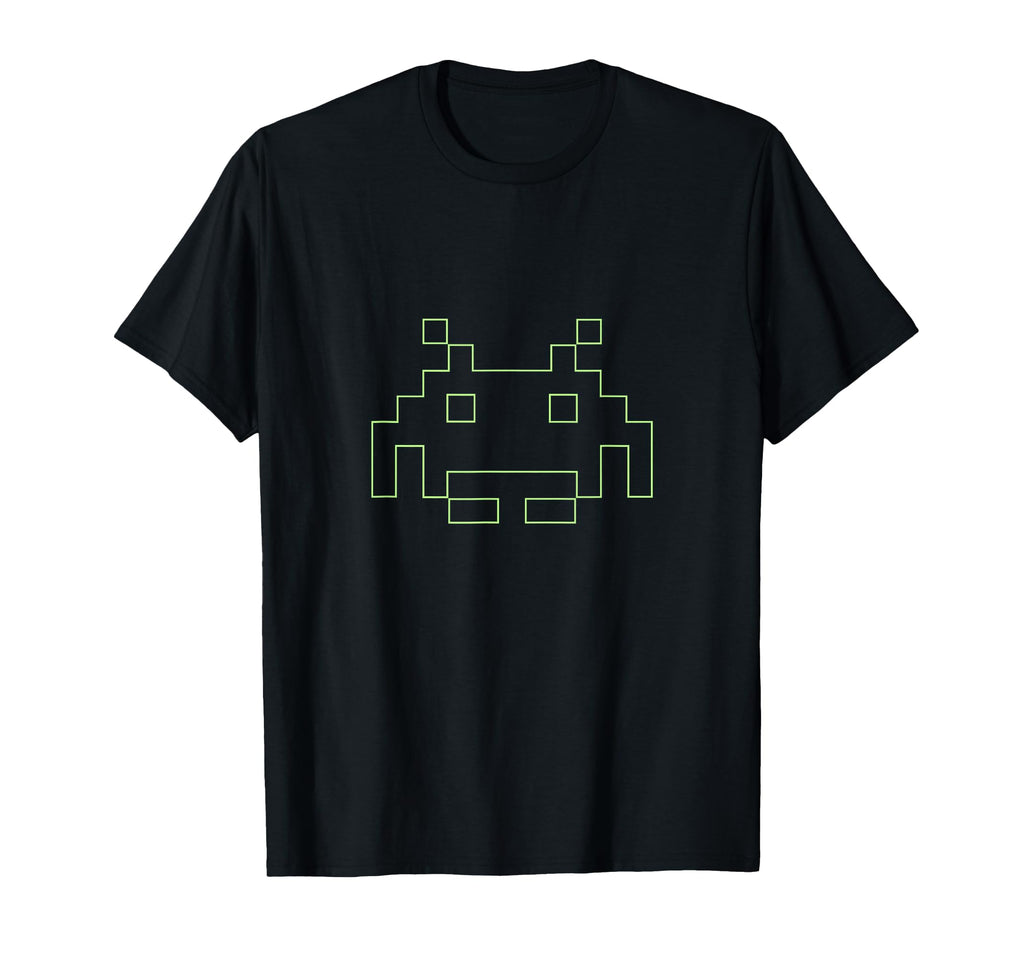 80S Arcade Game Space Alien T-Shirt - Fun Novelty Design for Adults - T-Shirt, Sweatshirt, Hoodie