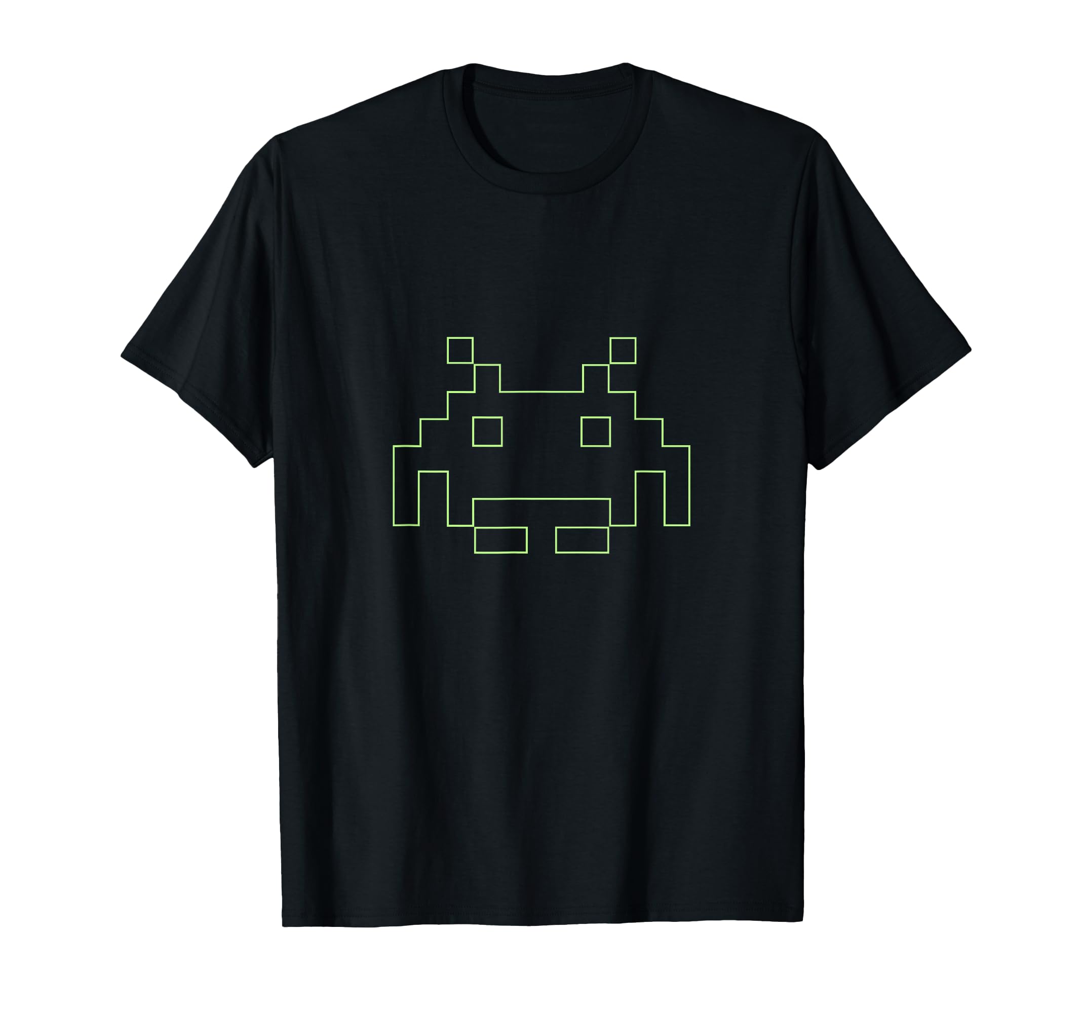 80S Arcade Game Space Alien T-Shirt - Fun Novelty Design for Adults - T-Shirt, Sweatshirt, Hoodie