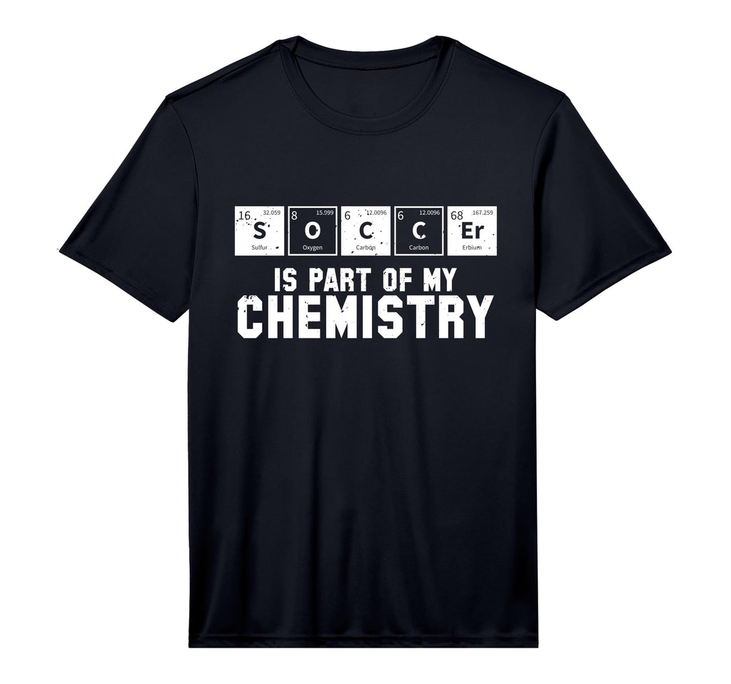 Soccer Is Part My Chemistry Periodic T-Shirt - Custom Art Print Unisex - T-Shirt, Sweatshirt, Hoodie
