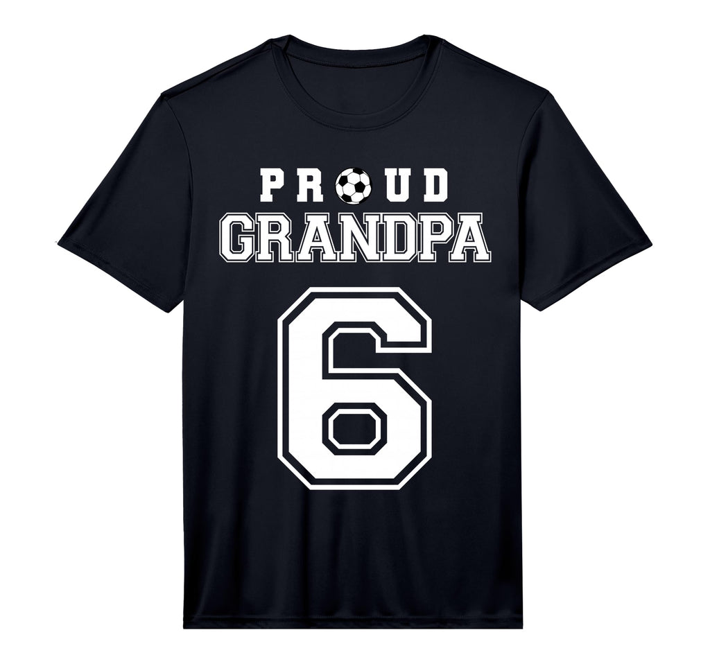 Number 6 Custom Proud Soccer T-Shirt - Fun Novelty Design for Adults - T-Shirt, Sweatshirt, Hoodie