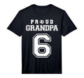 Number 6 Custom Proud Soccer T-Shirt - Fun Novelty Design for Adults - T-Shirt, Sweatshirt, Hoodie