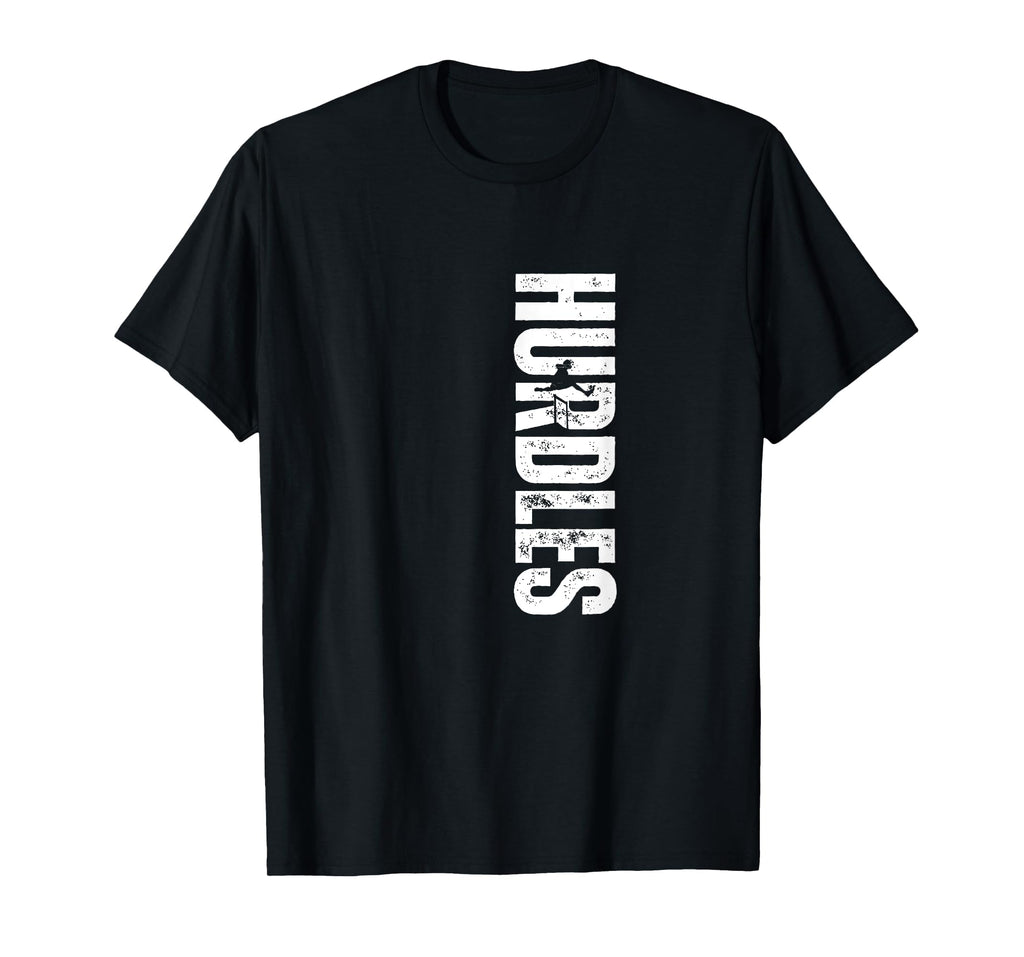 Hurdles Coach Distressed Hurdles T-Shirt - Novelty Apparel for Adults - T-Shirt, Sweatshirt, Hoodie