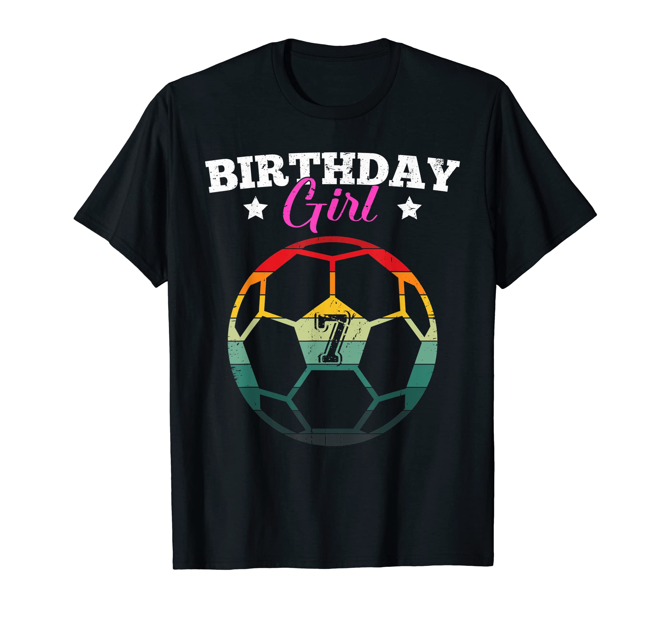 7Th Birthday Soccer Player 7 Years Old T-Shirt - Aesthetic Graphic Unisex - T-Shirt, Sweatshirt, Hoodie
