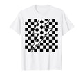 Lightning Bolt Checkered Aesthetic T-Shirt - Novelty Apparel for Adults - T-Shirt, Sweatshirt, Hoodie
