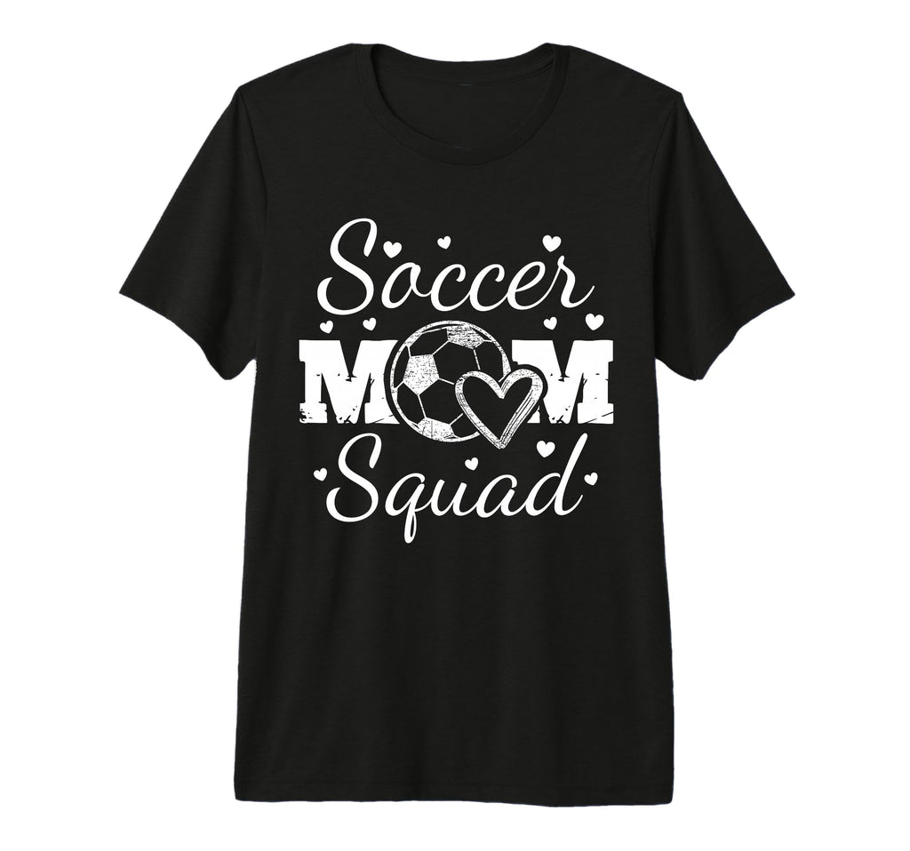 Soccer Mom Squad Mothers Day Tri Blend T-Shirt - Trendy Graphic for Adults - T-Shirt, Sweatshirt, Hoodie