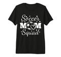 Soccer Mom Squad Mothers Day Tri Blend T-Shirt - Trendy Graphic for Adults - T-Shirt, Sweatshirt, Hoodie