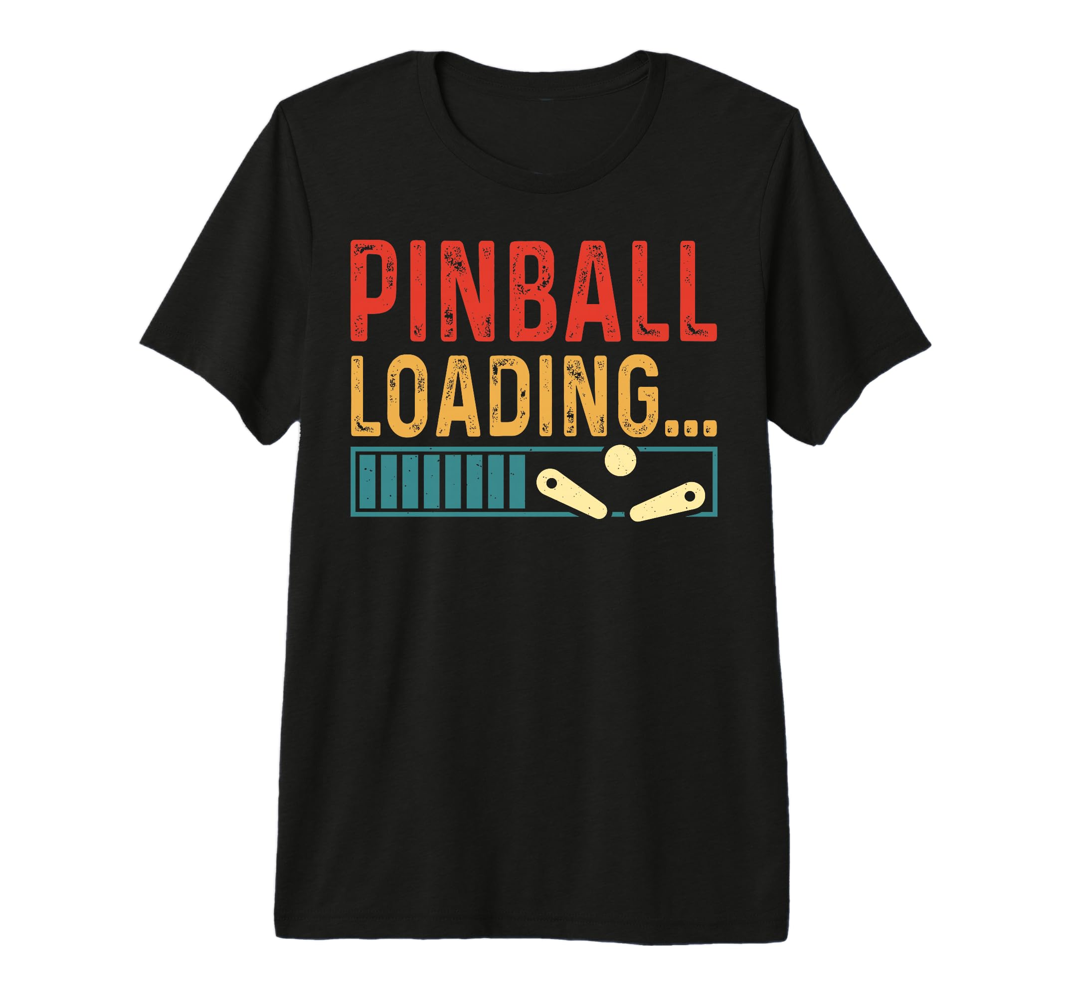Pinball Loading Arcade Gaming Tri Blend T-Shirt - Minimalist Print Unisex - T-Shirt, Sweatshirt, Hoodie