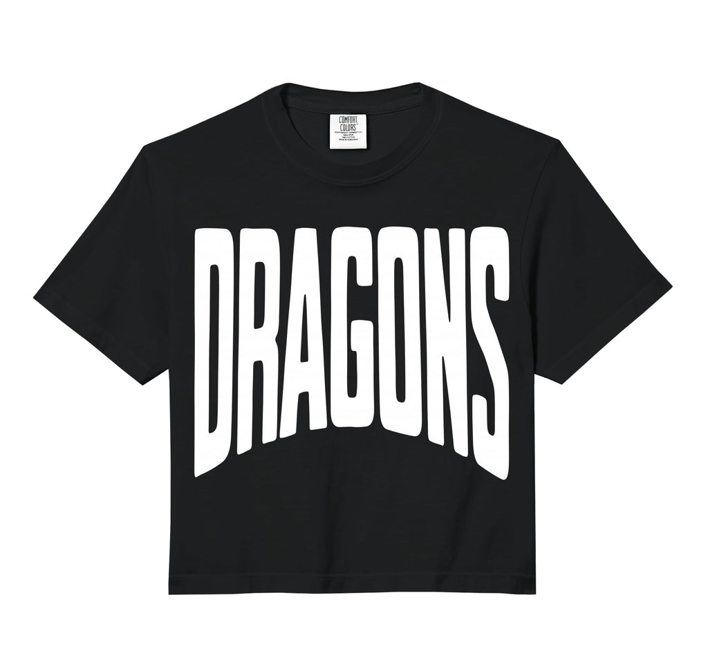 Dragons Team Mascot School Spirit T-Shirt - Custom Art Print for Adults - T-Shirt, Sweatshirt, Hoodie