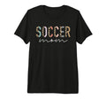 Soccer Mom Gifts Leopard Soccer Mama T-Shirt - Minimalist Print Unisex - T-Shirt, Sweatshirt, Hoodie