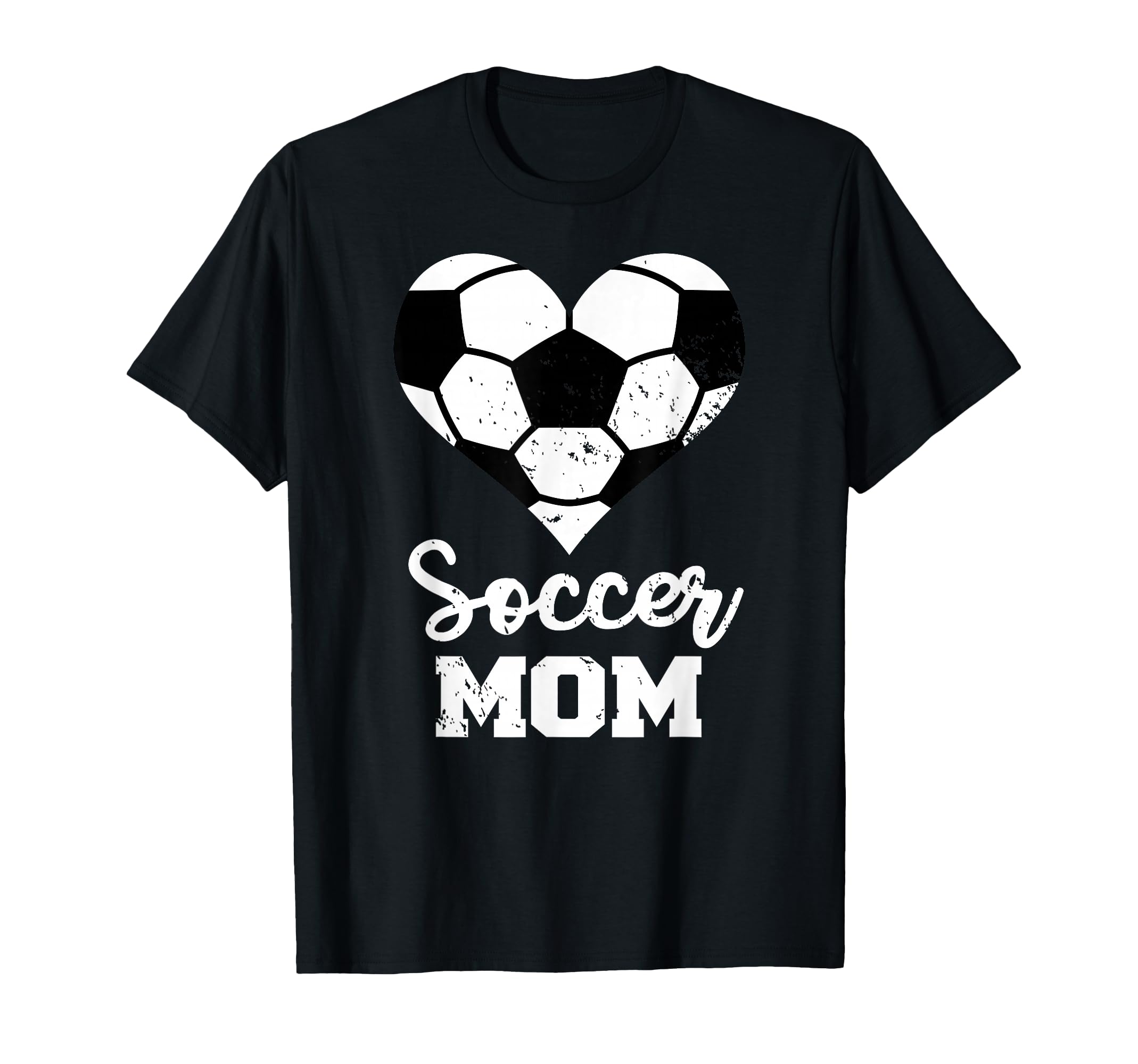 Soccer Mom Heart Funny Soccer Player Mom T-Shirt - Graphic Print Men Women - T-Shirt, Sweatshirt, Hoodie