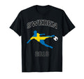 Swedish Football Jersey Sweden T-Shirt - Minimalist Print for Adults - T-Shirt, Sweatshirt, Hoodie