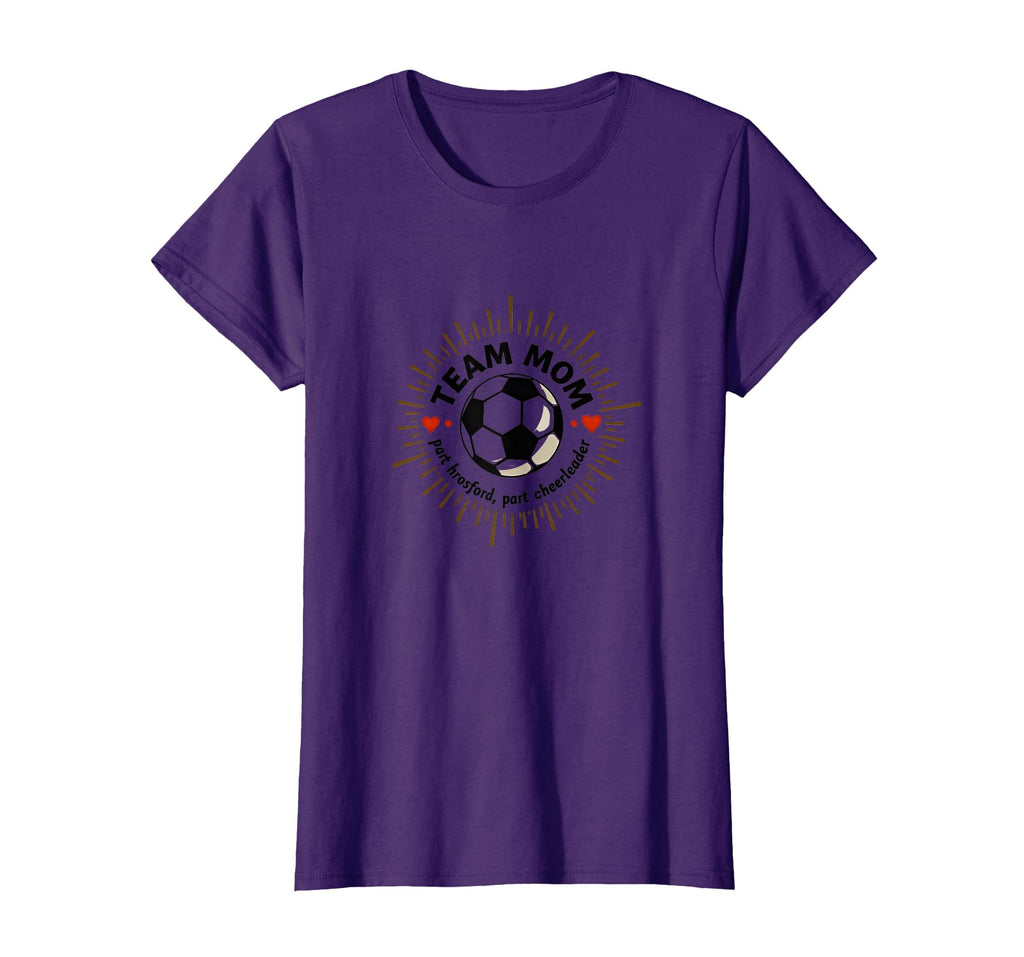 Soccer Mom Team Mom Chauffeur Cheerleader T-Shirt - Graphic Print Unisex - T-Shirt, Sweatshirt, Hoodie