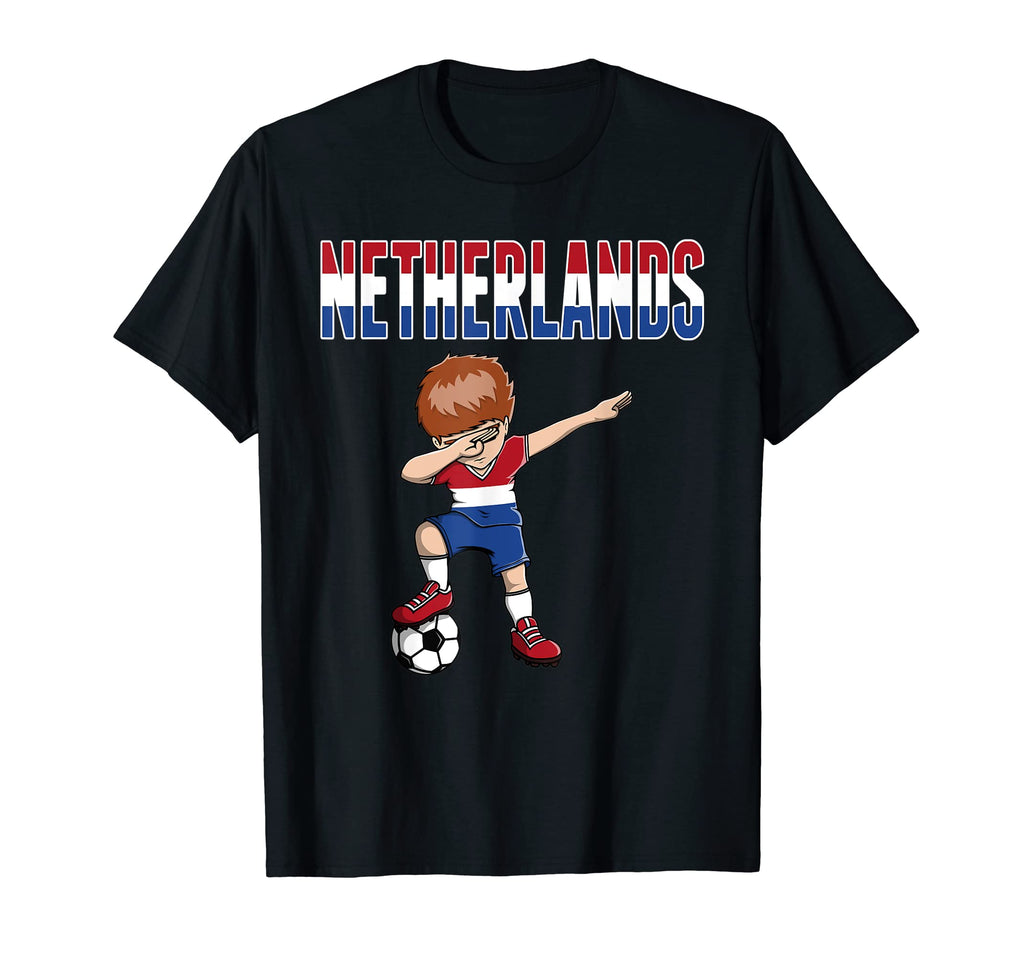 Dabbing Soccer Netherlands Soccer Fans T-Shirt - Unique Graphic Unisex - T-Shirt, Sweatshirt, Hoodie