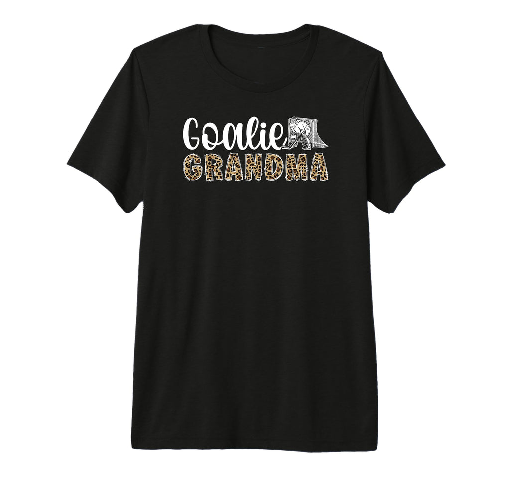 Ice Hockey Goalie Grandma Hockey T-Shirt - Novelty Apparel for Adults - T-Shirt, Sweatshirt, Hoodie