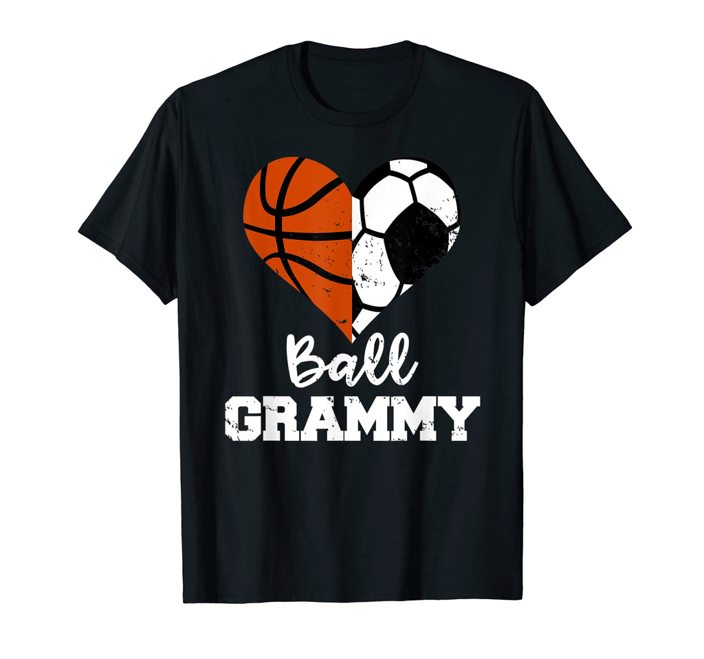 Ball Grammy Heart Funny Soccer T-Shirt - Graphic Print for Adults - T-Shirt, Sweatshirt, Hoodie
