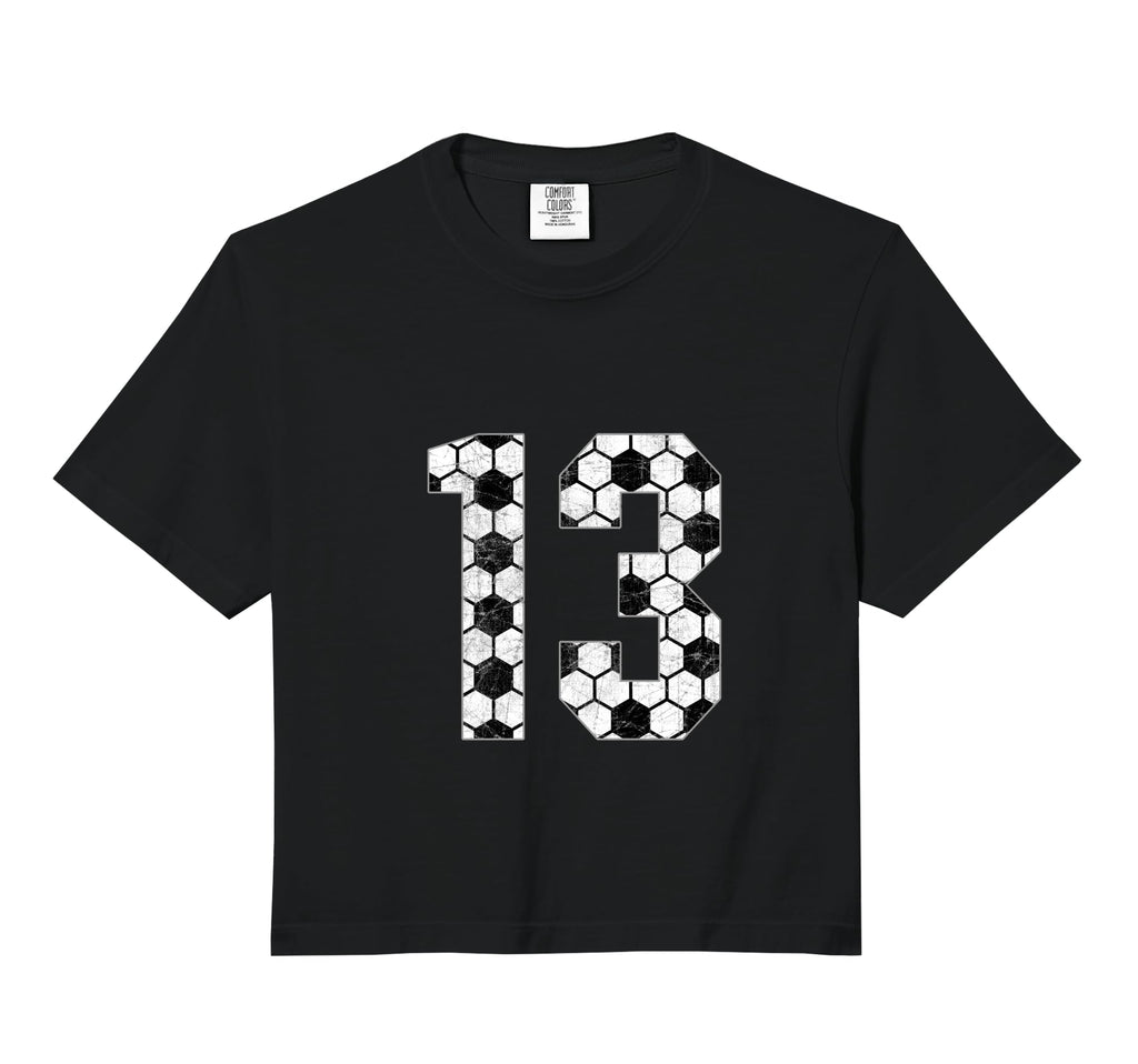 Football 13 Love Soccer Mom Favourite Sweatshirt - Minimalist Print Unisex - T-Shirt, Sweatshirt, Hoodie