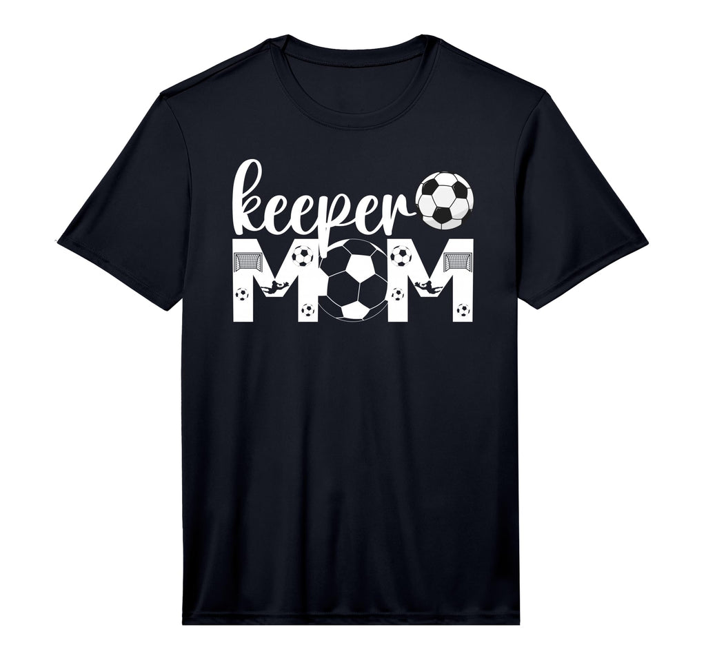 Mens Soccer Keeper Mom Proud Mother T-Shirt - Trendy Graphic for Adults - T-Shirt, Sweatshirt, Hoodie