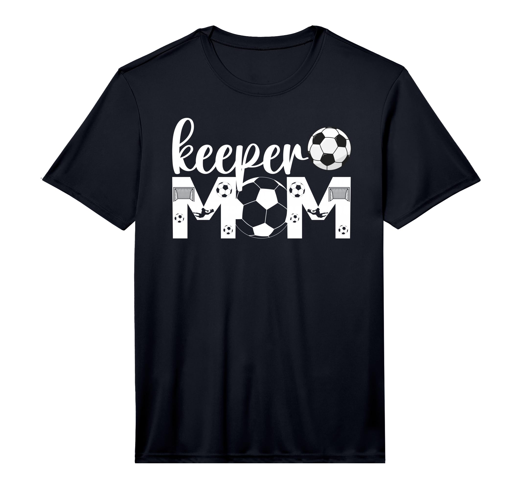 Mens Soccer Keeper Mom Proud Mother T-Shirt - Trendy Graphic for Adults - T-Shirt, Sweatshirt, Hoodie