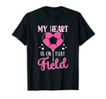 Soccer Mom My Heart Is That Field T-Shirt - Custom Art Print Men Women - T-Shirt, Sweatshirt, Hoodie