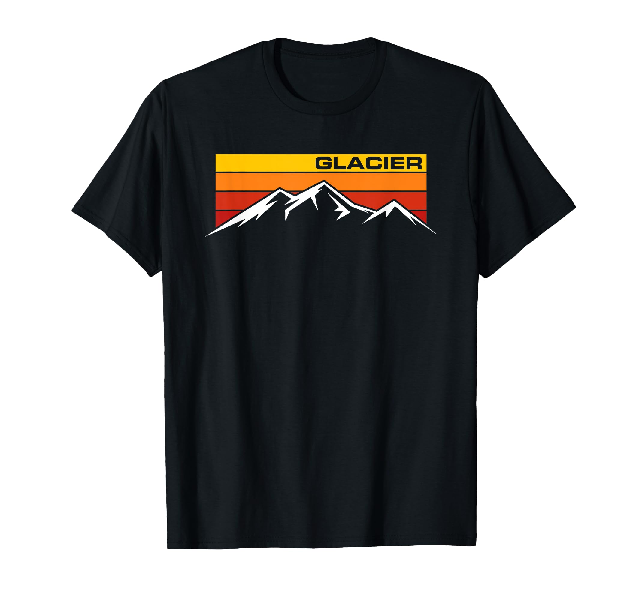 Glacier National Park Mountain Line T-Shirt - Streetwear Style Unisex - T-Shirt, Sweatshirt, Hoodie